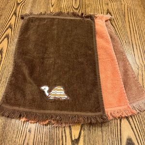 Vintage towel set - 3. hand towel vintage washcloths